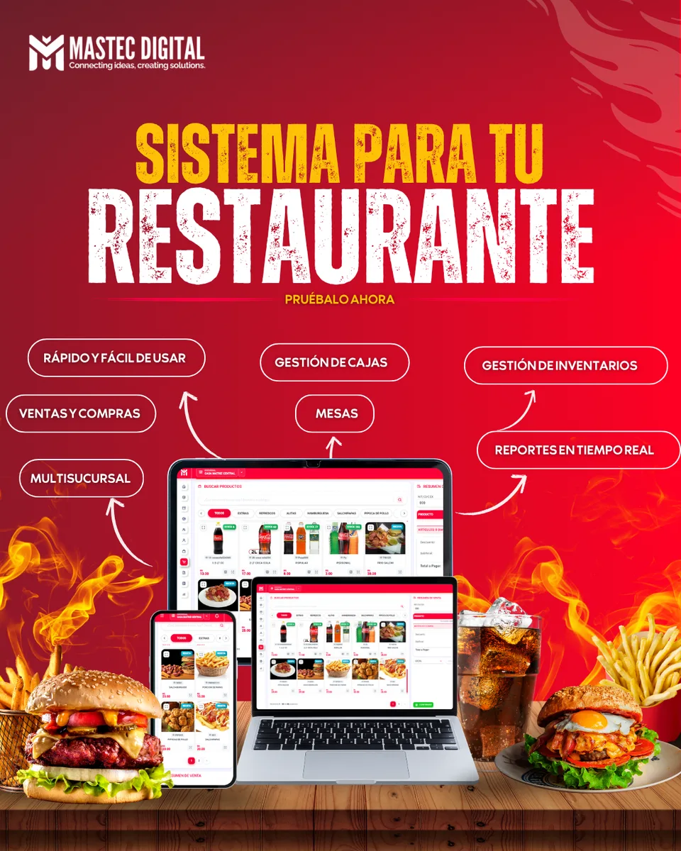 Sistema Mastec Digital para restaurantes