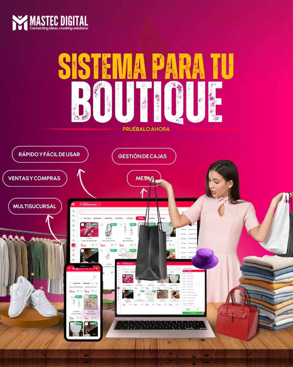 Sistema Mastec Digital para boutiques