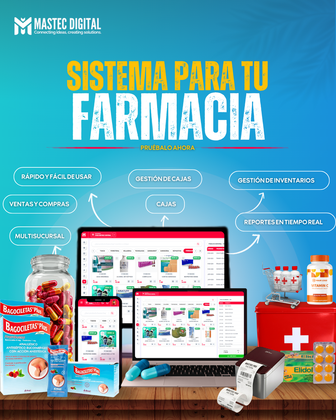 Sistema Mastec Digital para farmacias