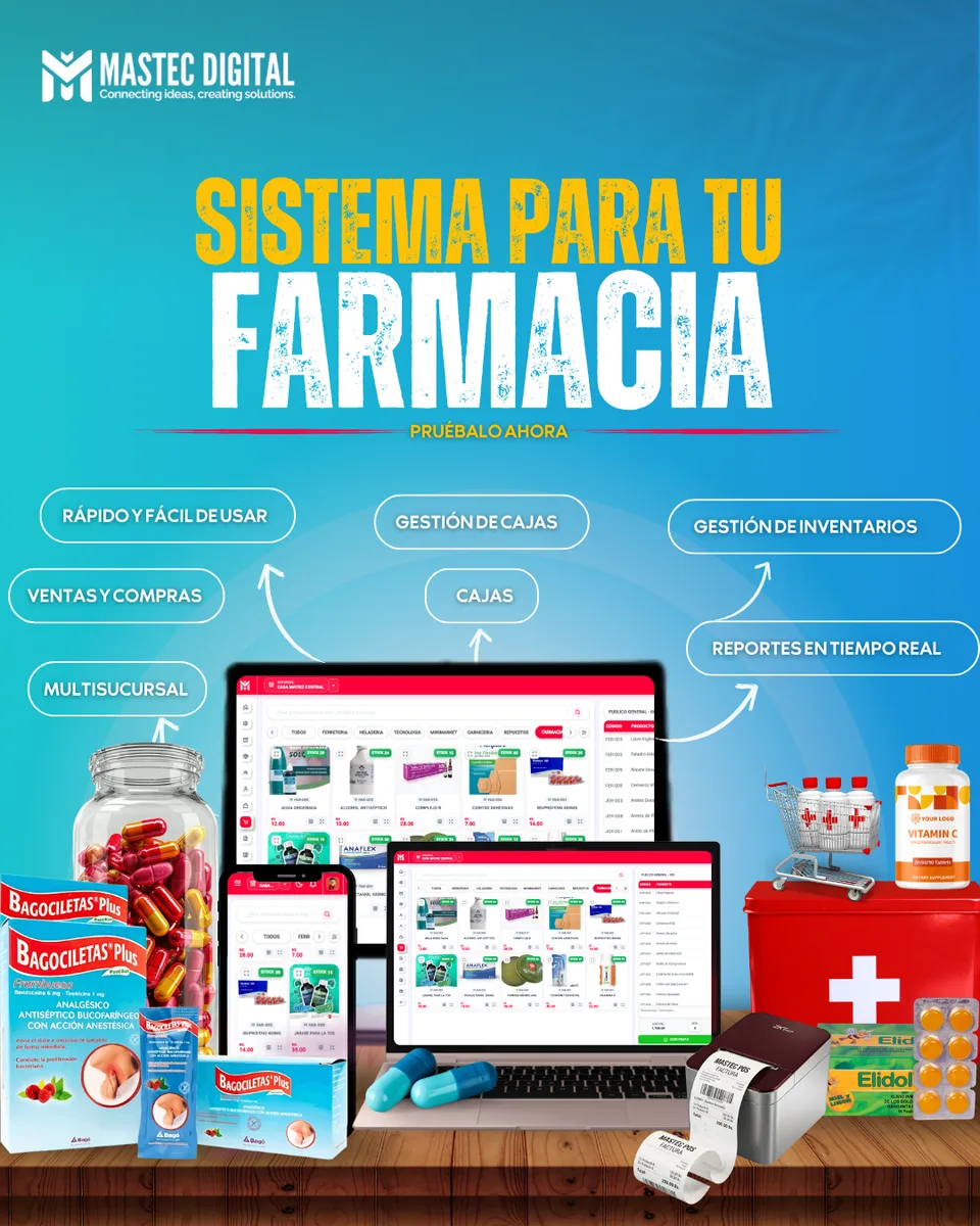 Sistema Mastec Digital para farmacias